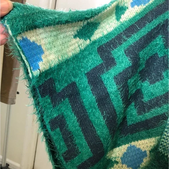 Free People☀️Diamond back kimono in green - Picture 4 of 11